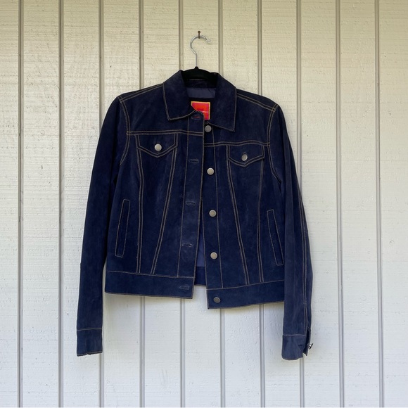 Isaac Mizrahi Jackets & Blazers - Blue Suede Women’s jacket